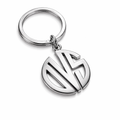 POLISHED SILVER OVS KEYCHAIN